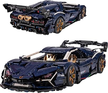 UNCLE BRICK Ram Avent Sports Car Building Kit for 18 Scale Model Speed Champion Technic Car Adult Collectible Model Car Kit for Building Lego Technic Car for Adults 4106 Pieces