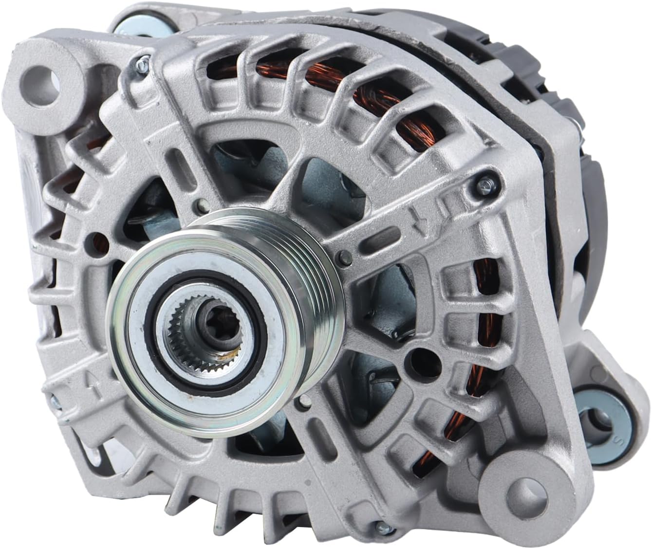 Alternator High Output Alternator 12V 130A Compatible with Hyundai 2013-2016 Santa Fe Sport 2014 Sonata 2014-0215 Optima, KIA 2012-2014 Sorento, 2.0 2.4L 37300-2G850