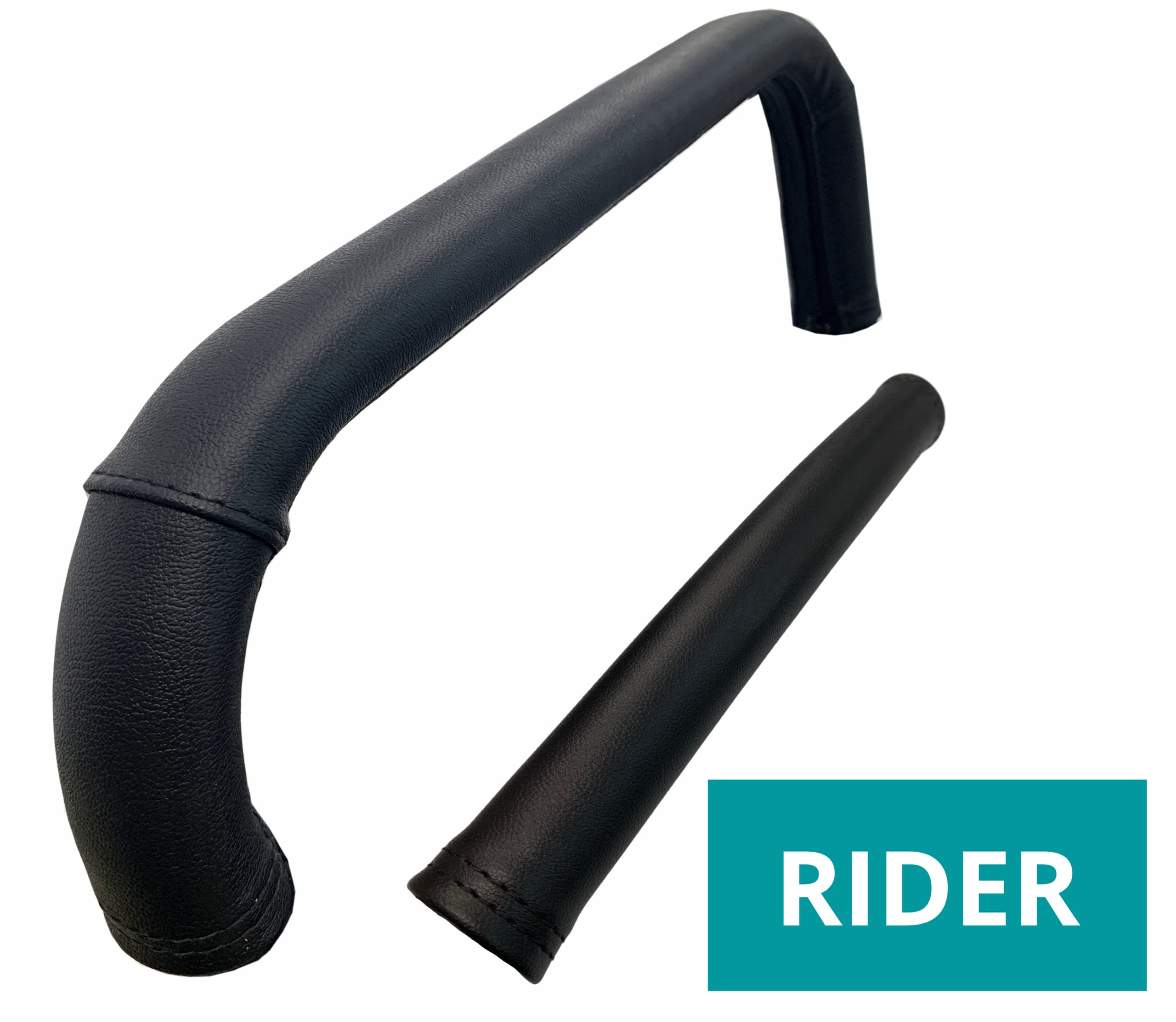 PROTEC TIF | Pack de Housses en Similicuir compatible avec Guidon et Poignée de Transport Jane Rider | S’Ajustent sur le Caoutchouc d’Origine |