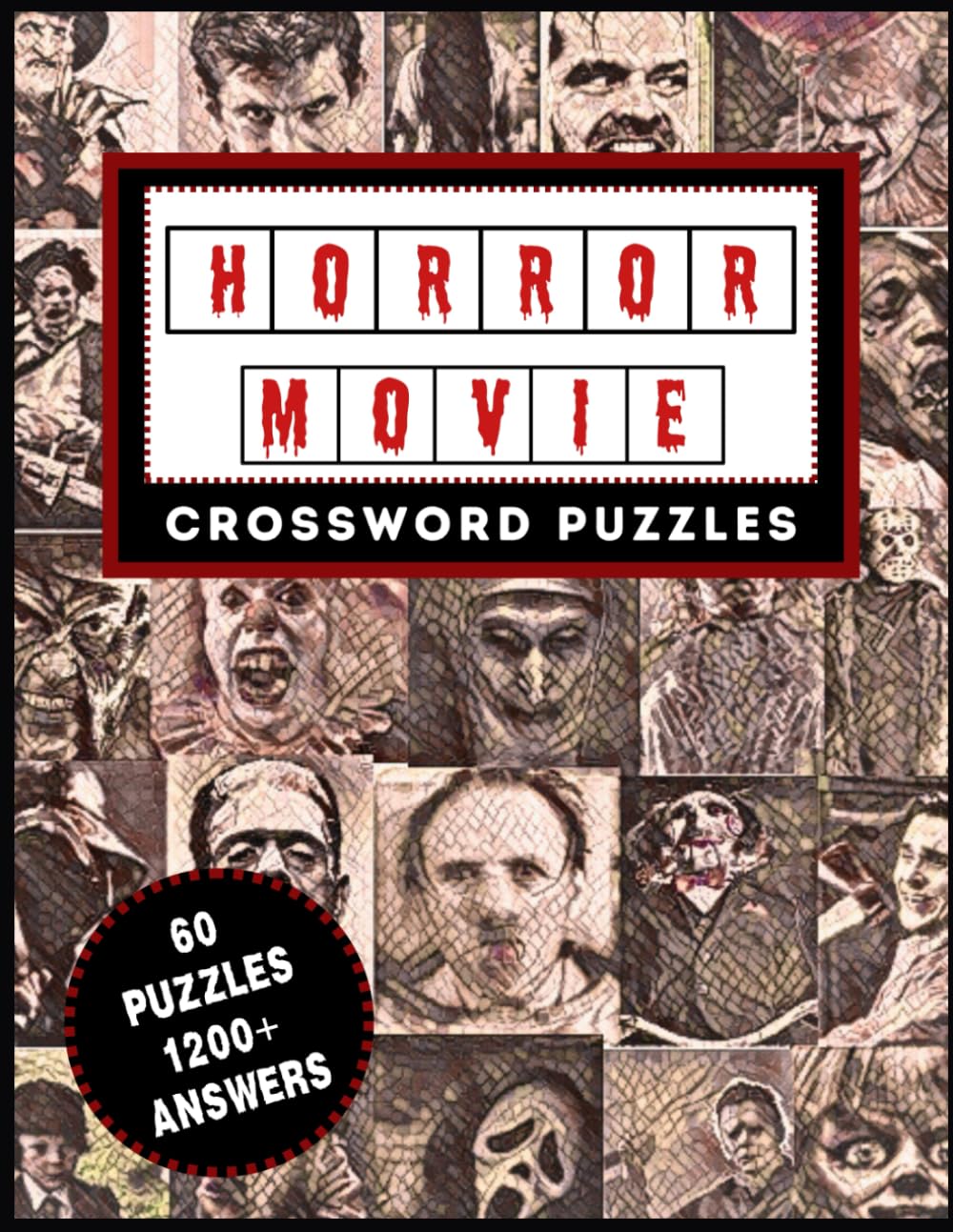 Horror Movie Crossword Puzzles: Horror Film Crossword Book