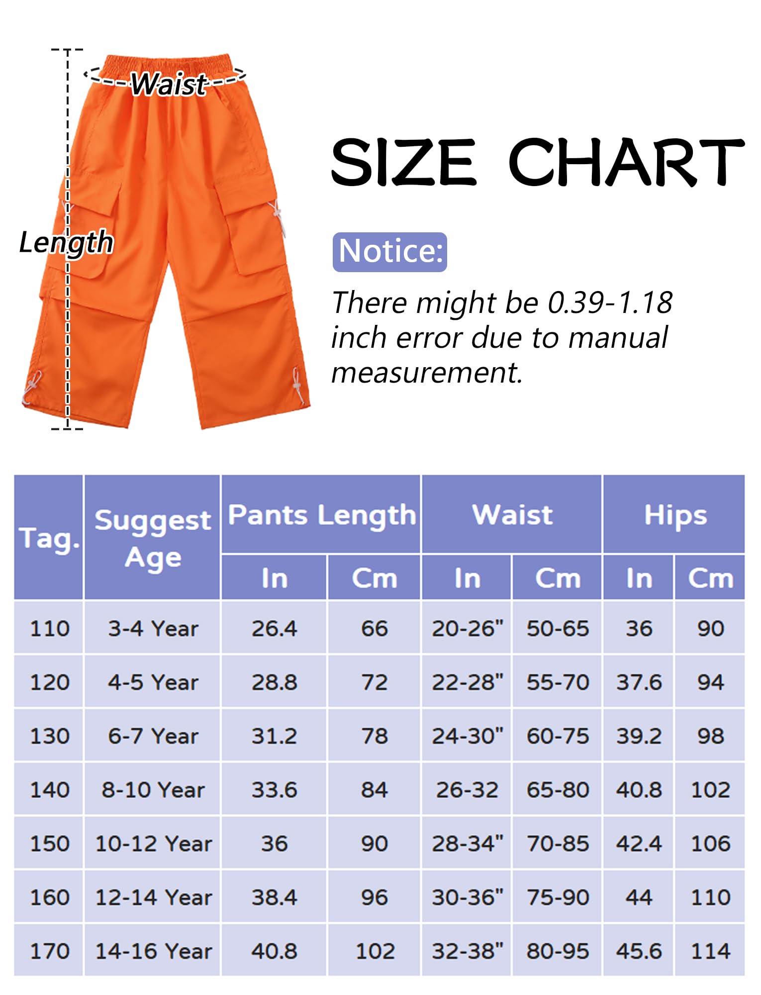 Maeau Pantaloni cargo larghi da ragazza, stile hip hop, pantaloni da danza per bambini Y2K vintage pantaloni sportivi sportivi pantaloni della tuta larghi per la scuola per 3-16 anni