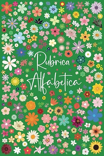 Rubrica Alfabetica: Organizzatore Alfabetico | Quaderno A5 con 4 pagine per ogni lettera | 108 pagine Contiene un posto dove scrivere la data su ogni pagina - 17
