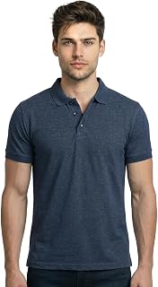 Scott International Cotton Polo T Shirt | Collar Half Sleeves Plain T-Shirt | Tshirt for Men Stylish | Casual Tee for Offi... Price In India