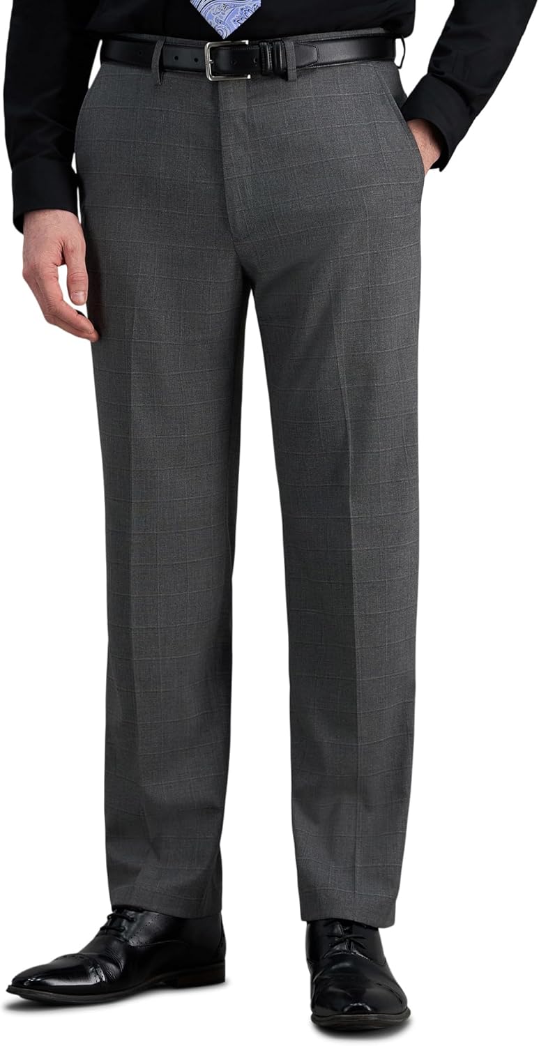 Haggar Men's JMH Premium Stretch Classic Fit Suit Separates - Pants and Jackets Medium Grey