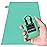 Odoland Beach Blanket Picnic Blanket, 43.3 x 27.5 SandProof Waterproof Outdoor Pocket Blanket with Portable Bag, Foldable Lightweight Sand Free Mat for 1 People Hiking, Camping, Travel, Light Green
