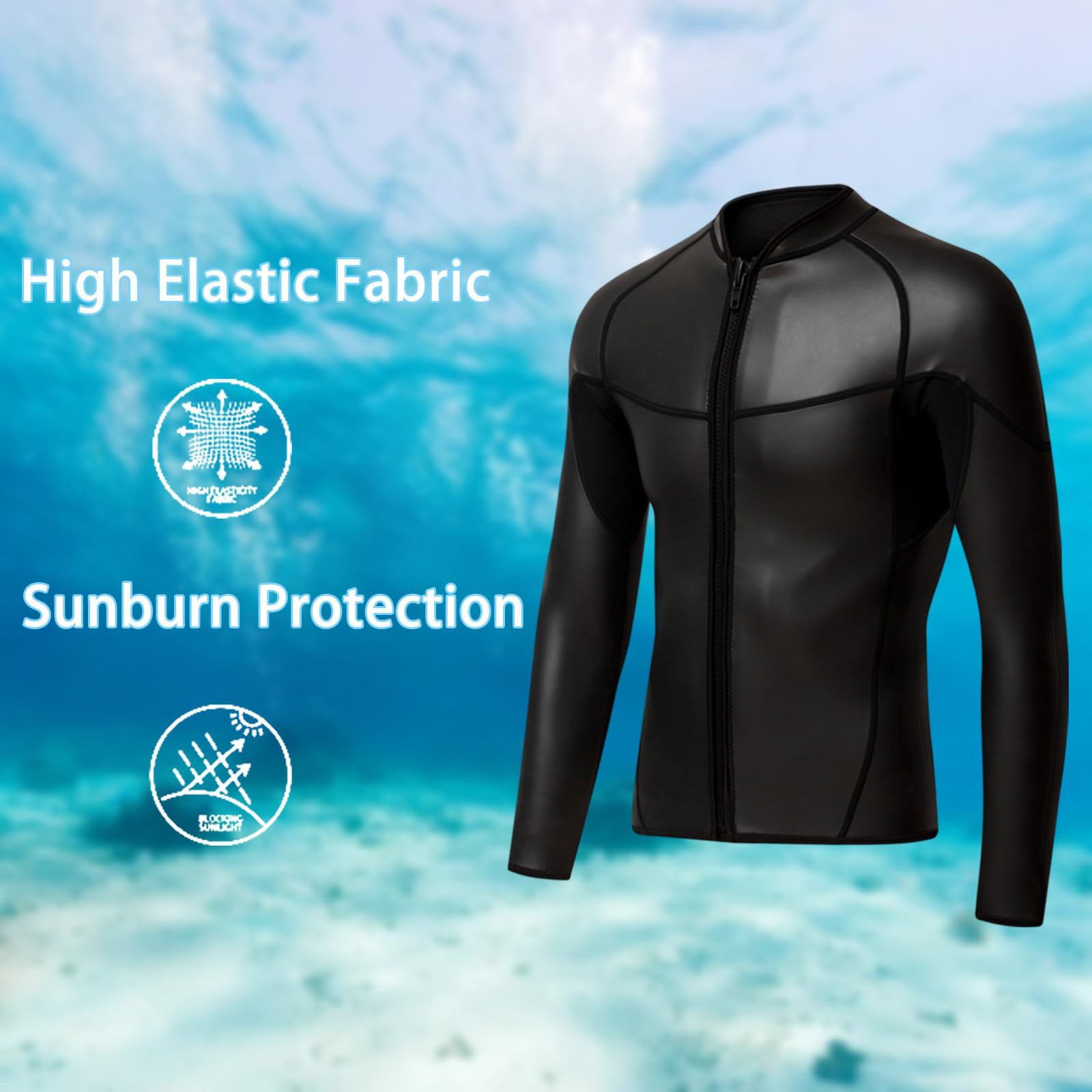 Muta Uomo 3Mm Muta Surf Uomo Donna Corta Sub Donna Da 5Mm Invernale Mezza 2Mm Kayak Pesca Monopezzo 7 Mm Con Cerniera Dorsale Neoprene Tessuto Nuoto Acque Libere Mare Cappuccio Maglia 7Mm Kitesurf