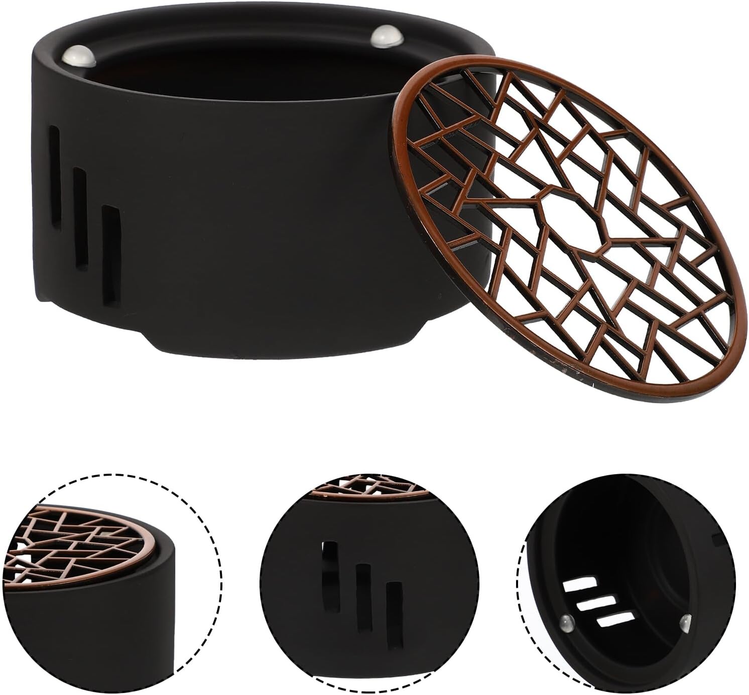 Ceramic Teapot Warmer with Candle Holder Stable Temperature Tea Heater Base for Household Use Portable and Lightweight Tea Pot Stove Accessory Fine Polished Smooth Surface