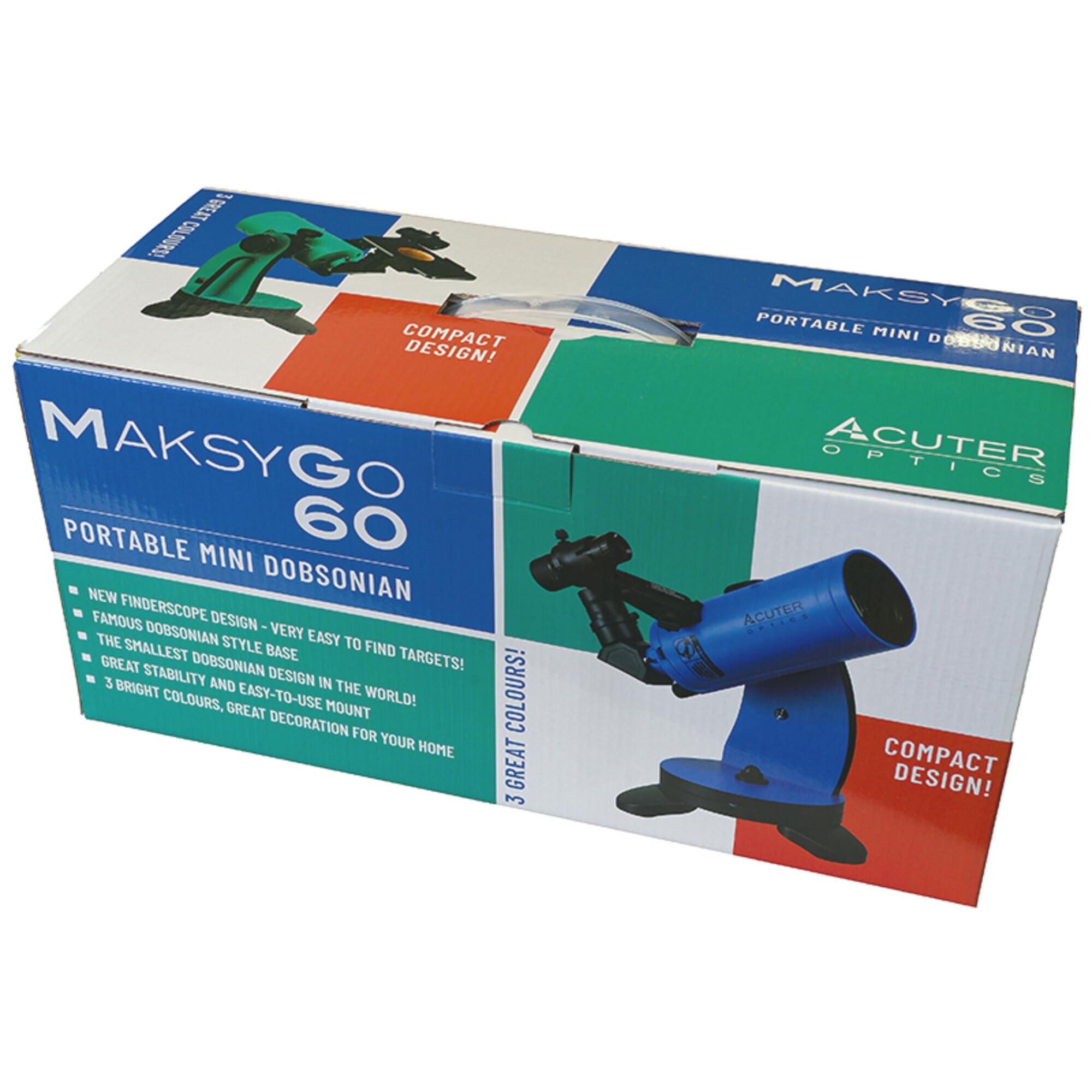 Télescope Maksutov Acuter Optics MC 60/750 MAKSYGO-60 Mini Dobson