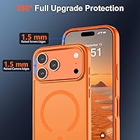 Vista 414 de SUPFINE Funda magnética para iPhone 11 (compatible con MagSafe) (protección contra caídas de grado militar), translúcida mate a prueba de golpes