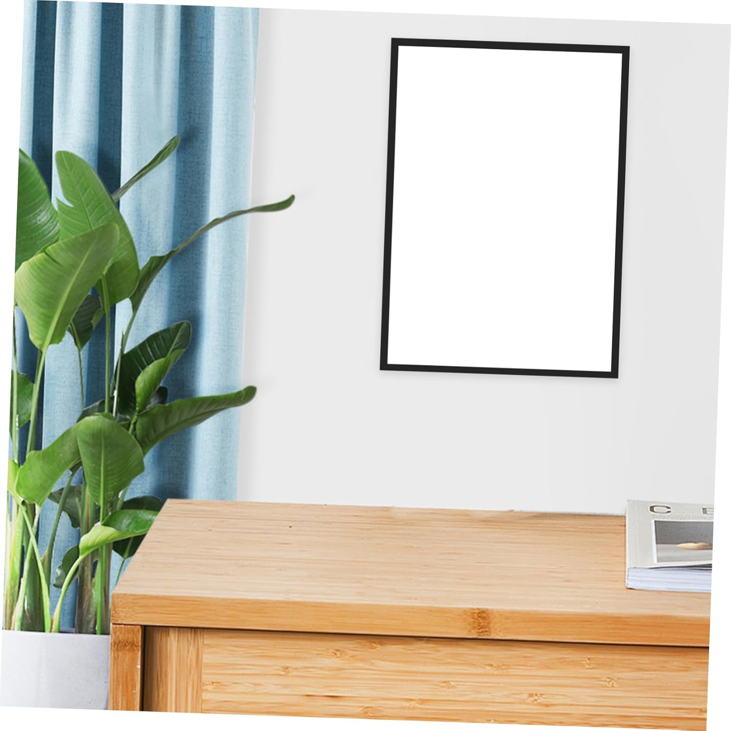 4Pcs Magnetic Picture Frames Self Adhesive Display Frames for Painting Easy Installation for Refrigerator and Wall Use