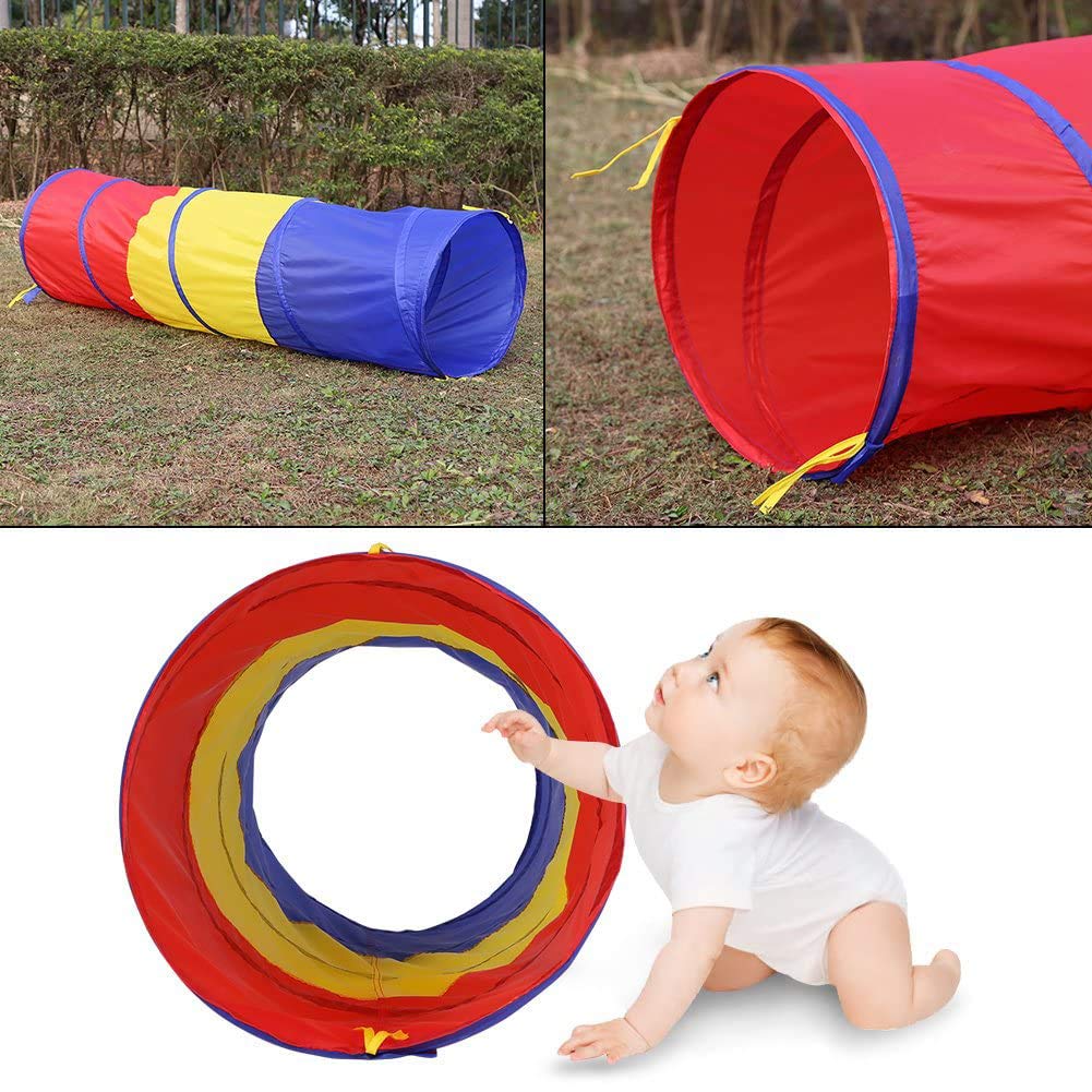 Los Niños Juegan Al Túnel para Divertirse en Interiores y Exteriores - Juguete de Tubo para Gatear Niños Pequeños