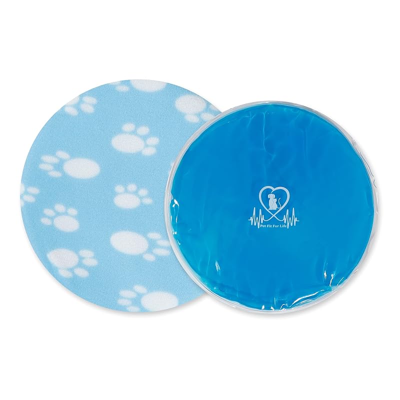 Tapete Térmico e Refrescante para Cães e Gatos Pet Fit For Life com Capa de Fleece e Gel – 30,48 x 30,48 cm, 340 g