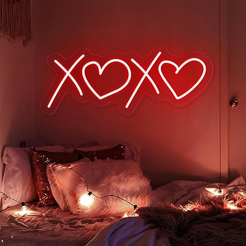 Vista 27 de Letrero de neón con base de soporte, letrero de mesa de neón para boda, tienda, decoración de escritorio de negocios, recepción, letrero de neón