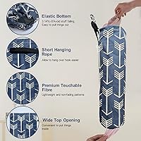 Vista 3 de TOGETRUE Soporte para bolsas de plástico, soporte de pared grande para almacenamiento de bolsas de plástico, dispensadores de bolsas de compras