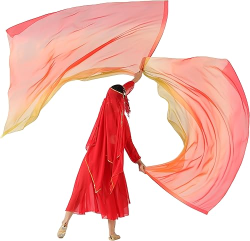 Miniatura 5 de MUNAFIE Juego de banderas de adoración de 55 x 78 pulgadas (2 banderas + 2 varillas + 1 bolsa de almacenamiento) banderas de baile de alabanza para