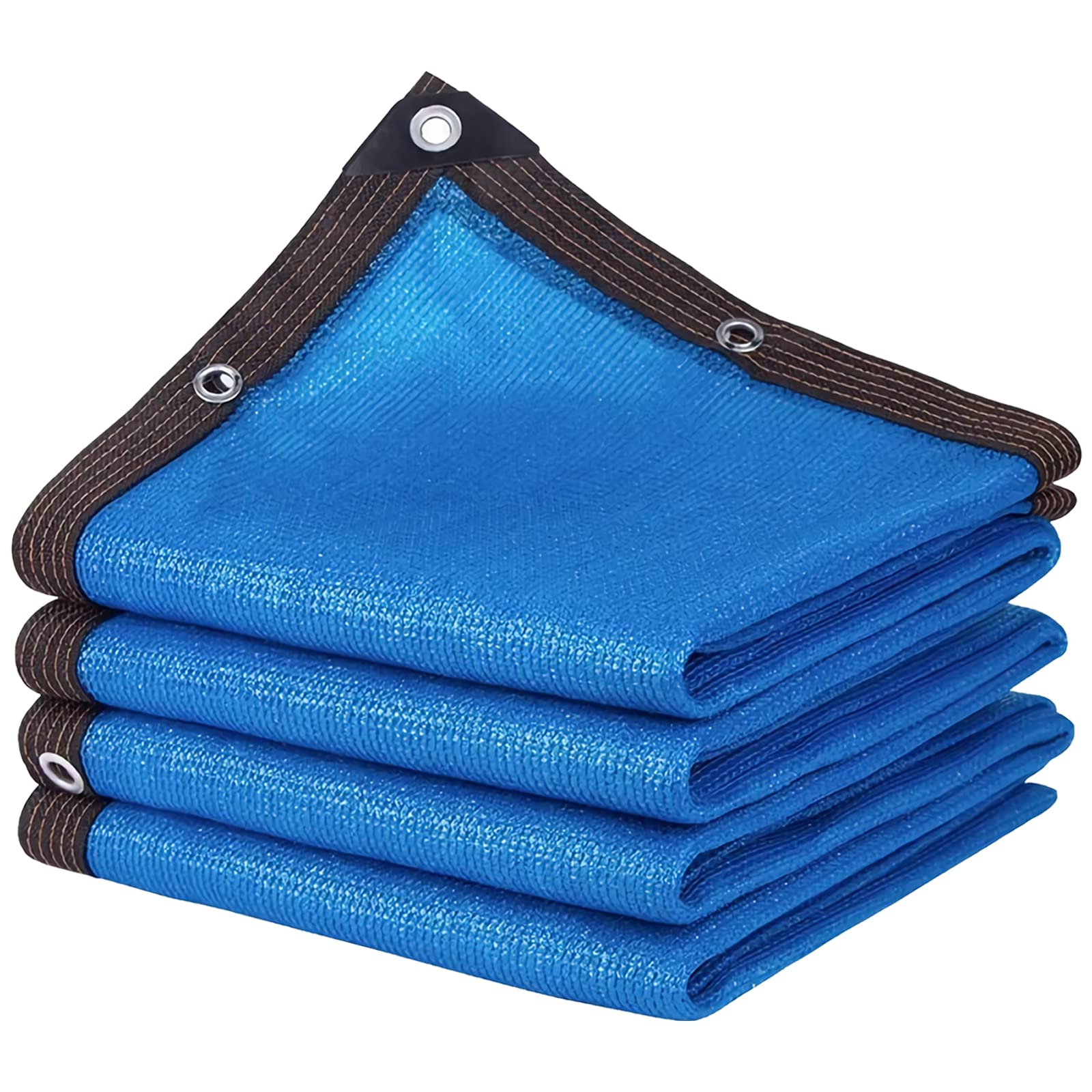 SDLLG Awning with Eyelets Shade Net 90% UV-Resistant HDPE Blue A 2 x 9 m Shade Net UV Protection Net Lightweight and Durable Adjustable for Outdoor Restaurant, Outdoor Market