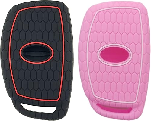 Vista 2 de Funda de goma de silicona compatible con Hyundai Elantra Elantra GT Ioniq Sonata Tucson 2016-2021