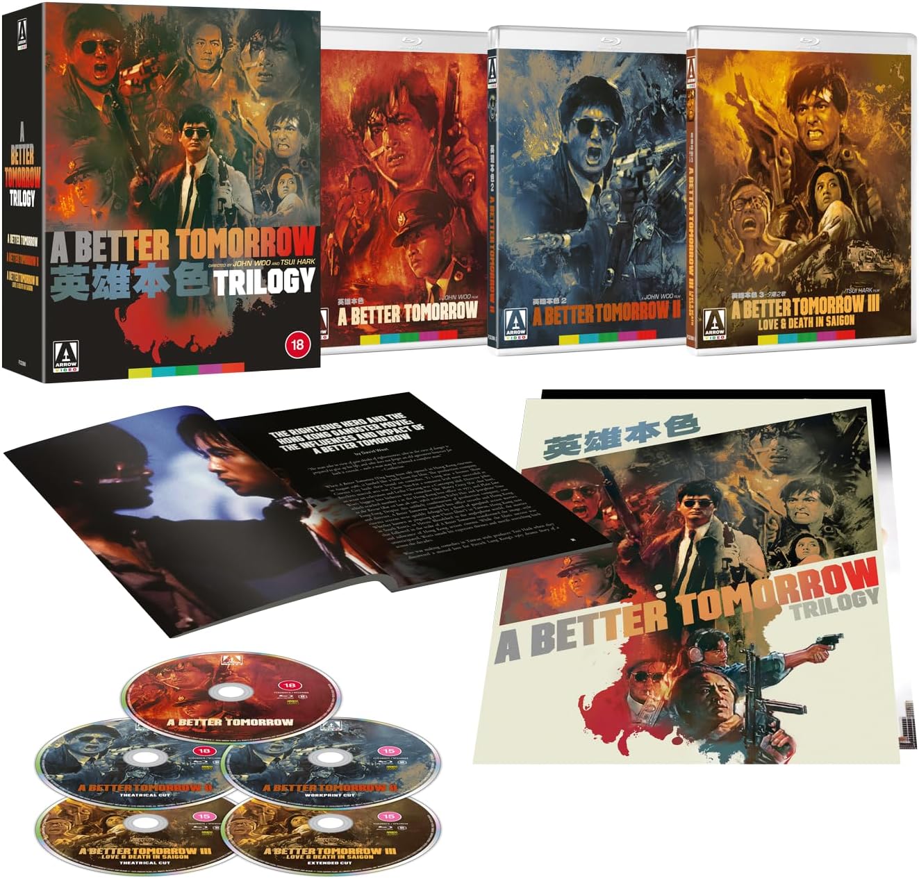 A Better Tomorrow Trilogy (UK Blu-ray) - Arrow Video Blu-ray