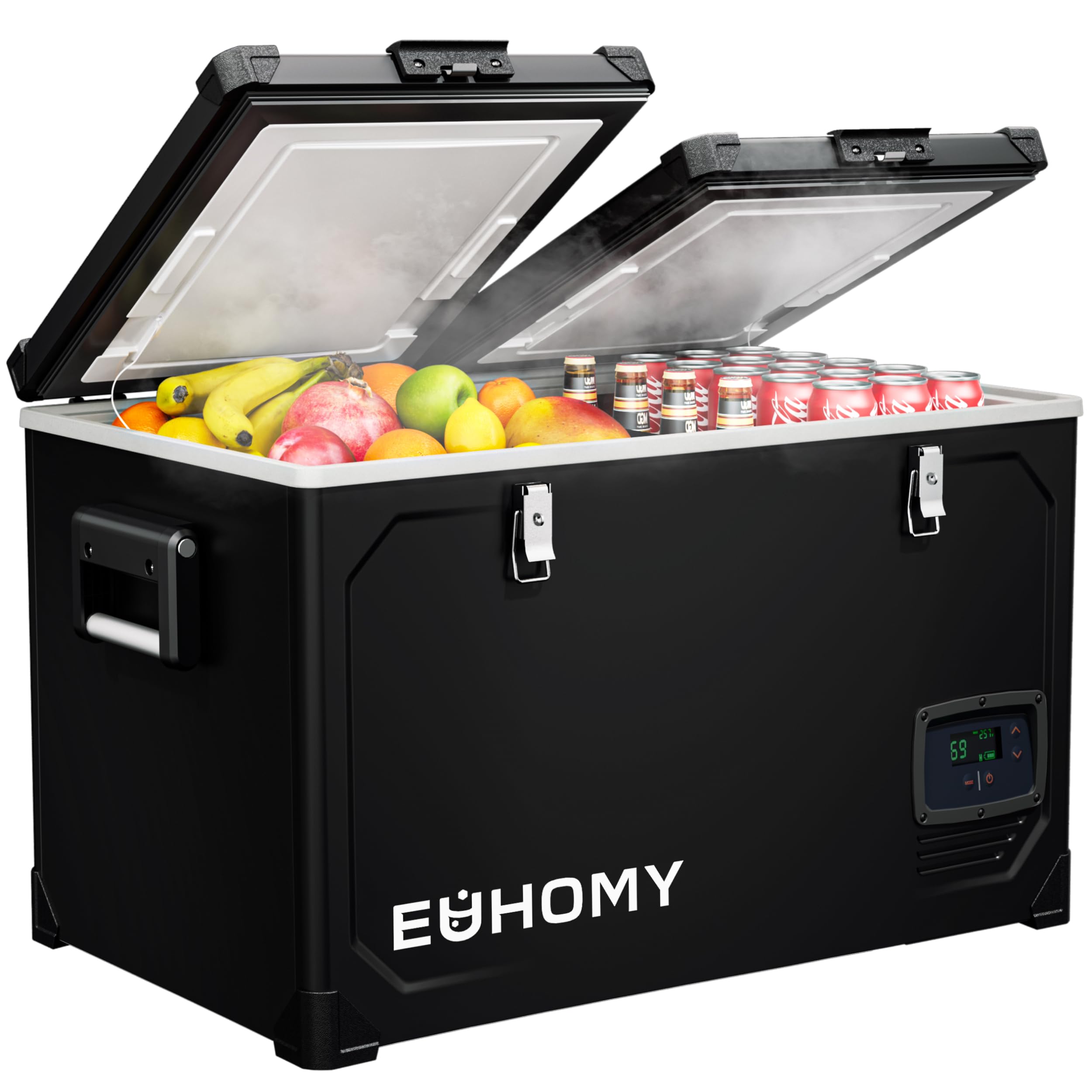 Amazon.com: EUHOMY 12 Volt Refrigerator, 69QT Electric Cooler