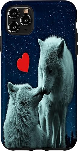 Miniatura 1 de Funda para iPhone 11 Pro Max Wolf Couple To My Husband para hombre y mujer