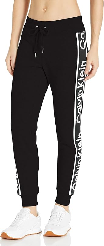 Amazon.com: Calvin Klein Logo Tape Jogger para mujer, logo tape jogger, M,  Negro : Ropa, Zapatos y Joyería