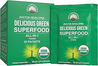 Peak Organic Greens Powder - Energy Boost (20 Pack)