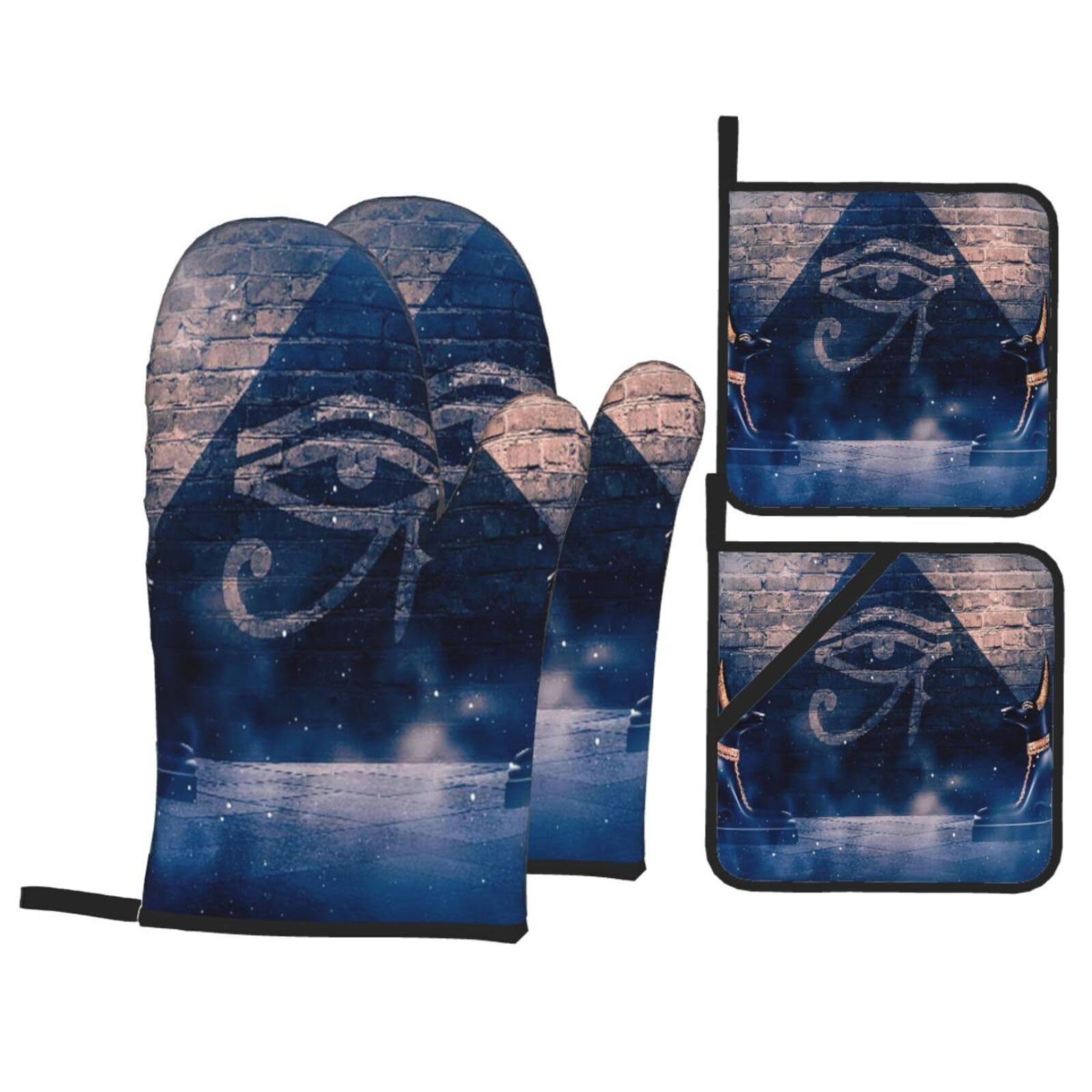 Maniques de cuisine et gants de four Anubis parfaits pour le barbecue et la pâtisserie