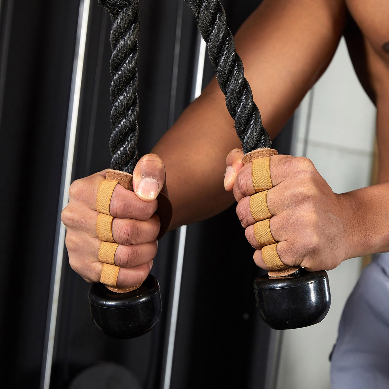 Guantes de gimnasio para levantamiento de pesas, almohadilla de agarre para fitness, agarre de mano para hombres y mujeres, levantamiento de pesas, levantamiento de pesas, guantes de ejercicio