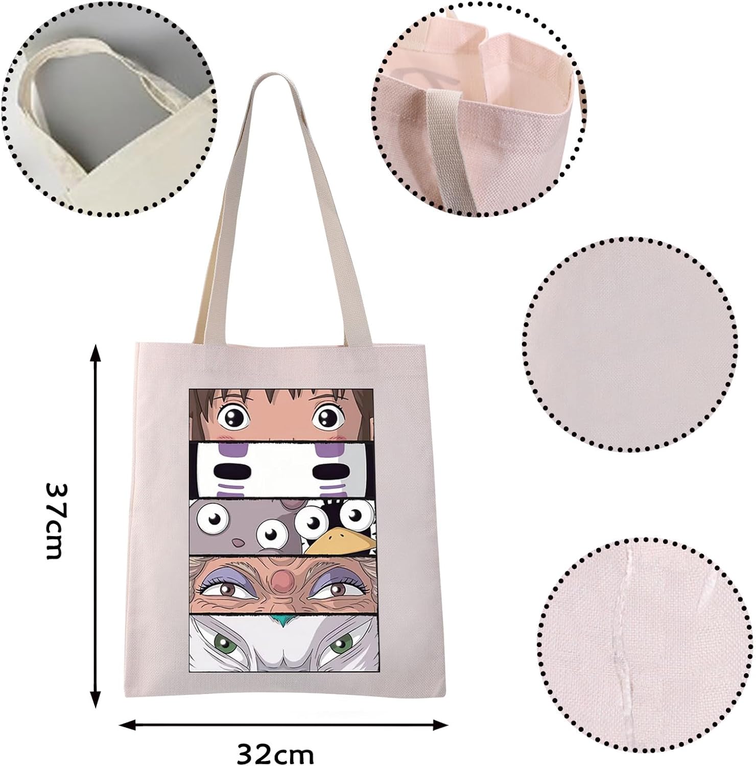 Anime Inspired Tote Bag Anime Lover Gift Sp Away Fans Gift
