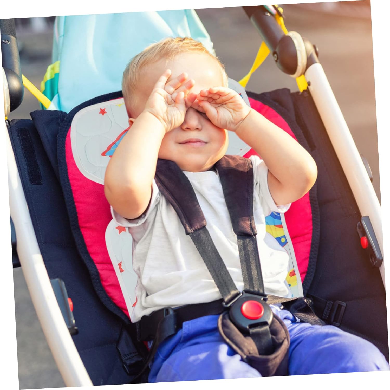 Vaguelly 5pcs Summer Stroller Mat Babyautomotive Seat for Stroller Breathable Pad Cars for Babies Carseat Car for Seat Cushion Cars for Cooling Cool Silk 4 712NiYIRCML. AC SL1500