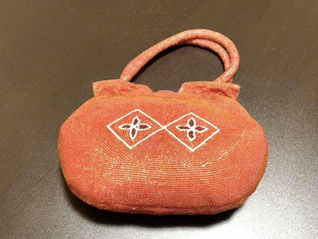 Amazon.co.jp: 和装 ビーズ バッグ 大正浪漫 昭和レトロ がまぐち