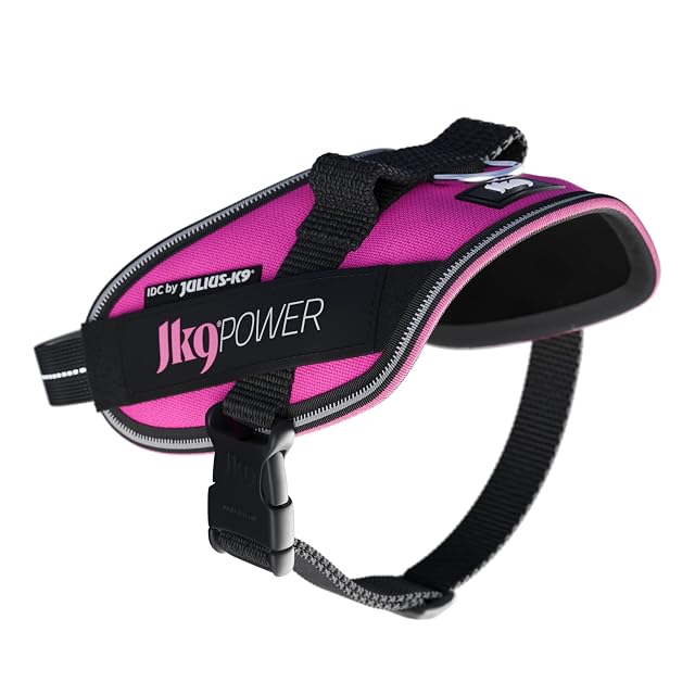 JK9 Powerharness, Size: XS/Mini-Mini, Dark Pink
