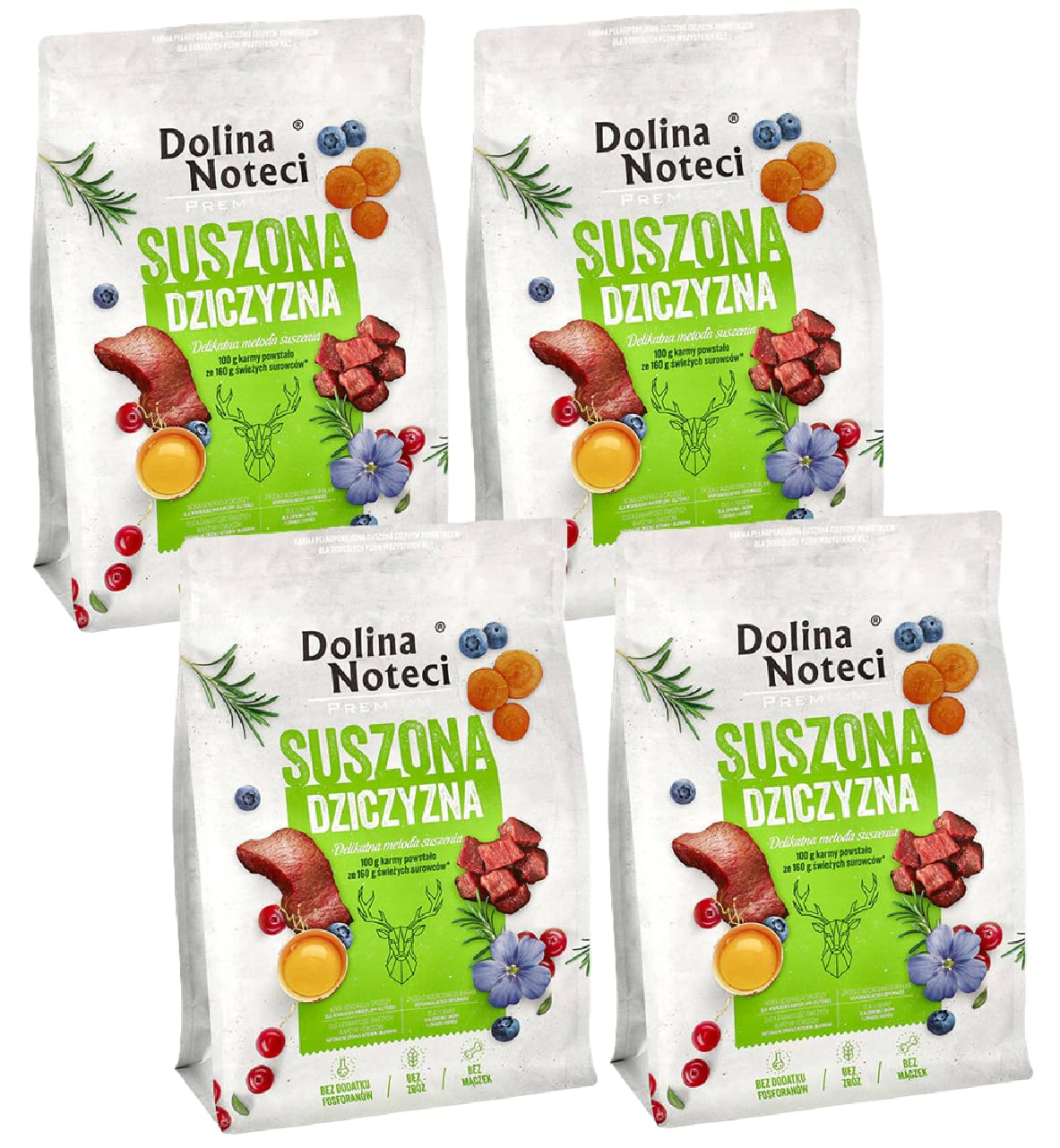 Dolina Noteci Premium z dziczyzną sucha karma dla psa 4x3kg