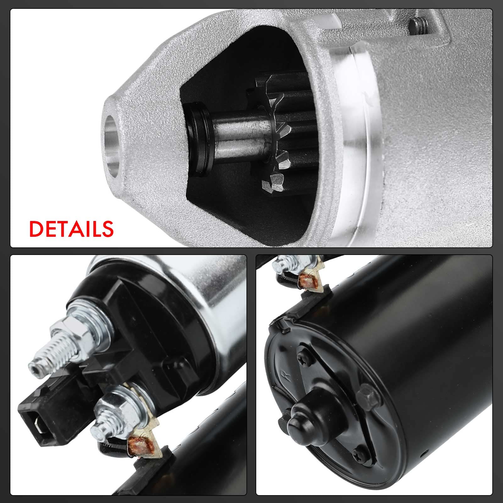 Frankberg Motore di avviamento Auto 1,1 KW/12 V/10 denti Compatibile con 207 CC WD 208 I CA CC 207 WA WC C3 II SC M.i.n.i R56 Replace# 75500178004 | Compatibile con C4 II NC, DS5, 308 II L3 LB LH LP LW, M.i.n.i Cabriolet R57, C3 Aircross II 2C 2R, M.i.n.i