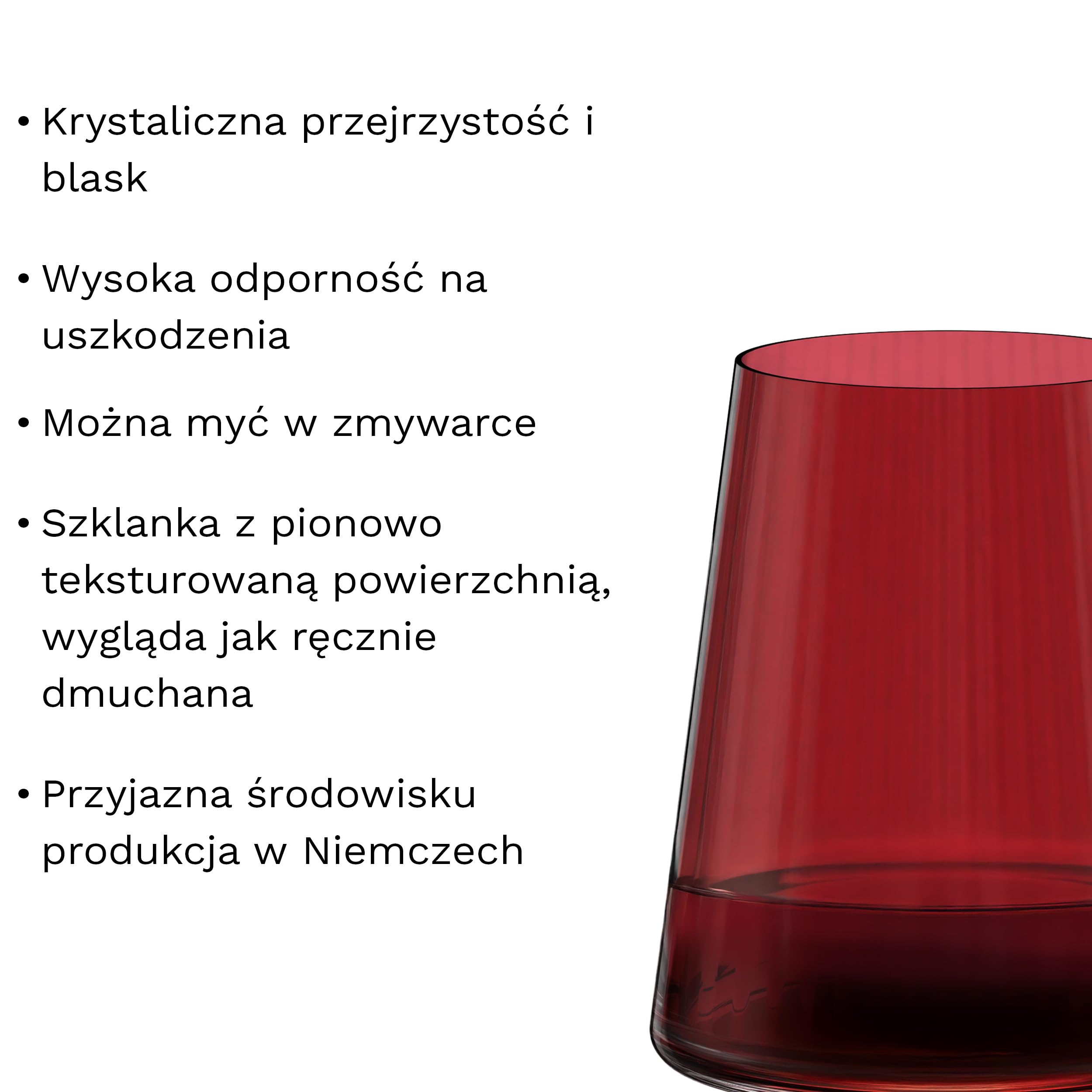Stölzle Lausitz Szklanki do wina białego Symphony Bordeaux Zestaw 6×400 ml – Uniwersalne do Wina, Wody, Soku & Koktajli – Eleganckie Kryształowe – Można Myć w Zmywarce & Odporne na Uszkodzenia