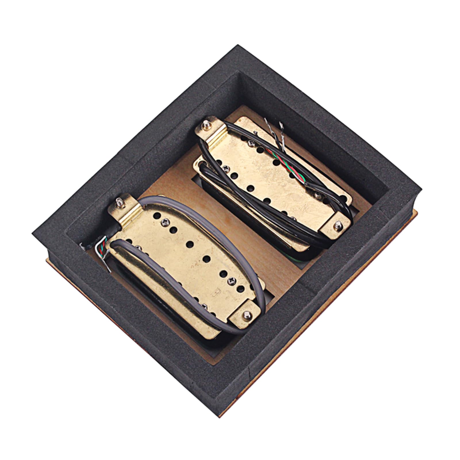 2-teiliges Set mit Hals-Brücke, Doppelspulen-Gitarren-Tonabnehmer, 6 Saiten, E-Gitarre, Hals-Brücke, Tonabnehmer-Set, Spielzubehör