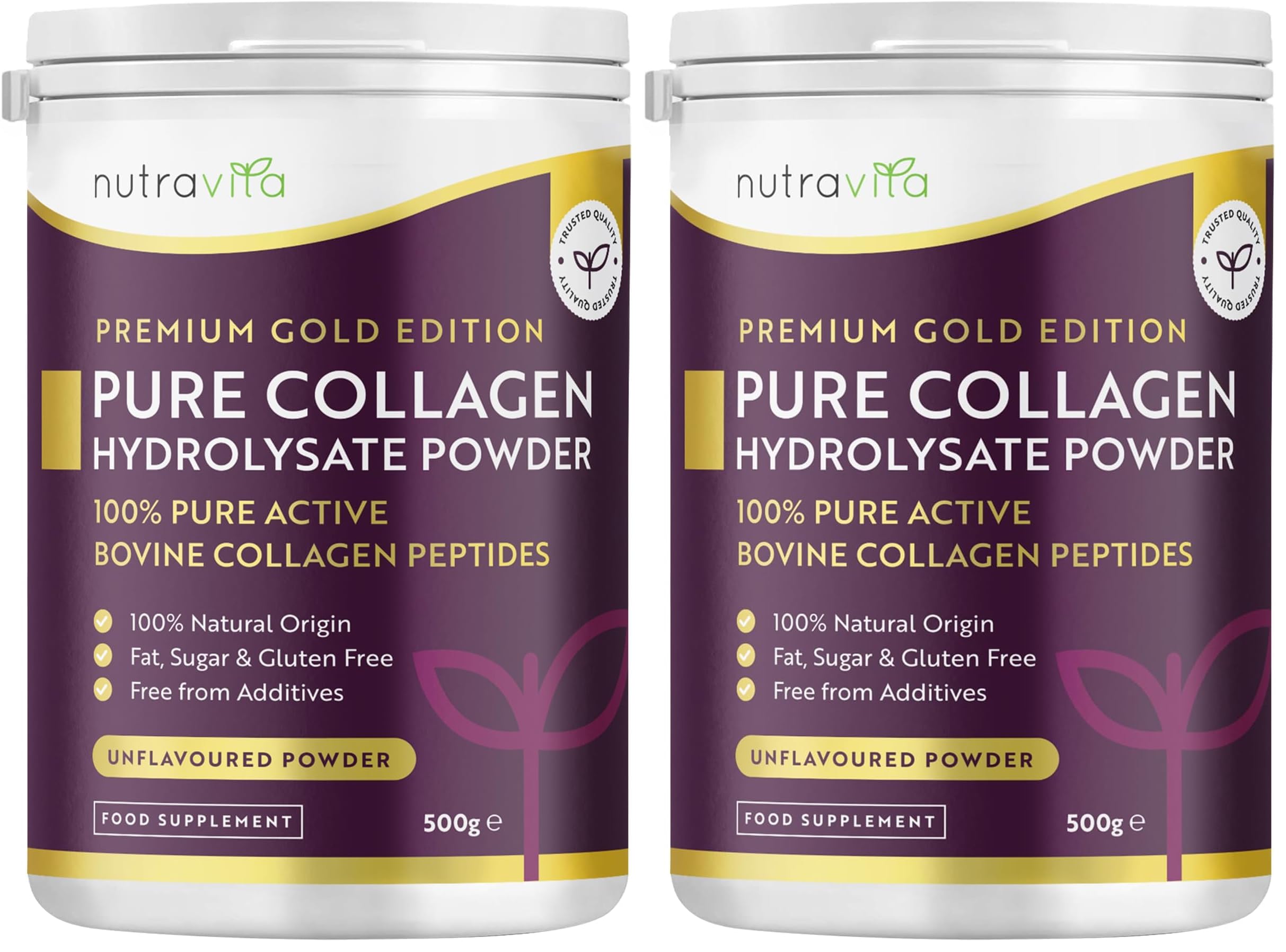 Nutravita Collagen Pulver 1kg - Kollagen Pulver Hochdosiert
