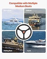 Vista 7 de Kit de Sistema de Dirección para Barco VEVOR