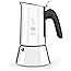 Bialetti New Venus Induction, Stovetop Coffee Maker, 18/10 Steel, 4-Cup Espresso, suitable for all types of hobs