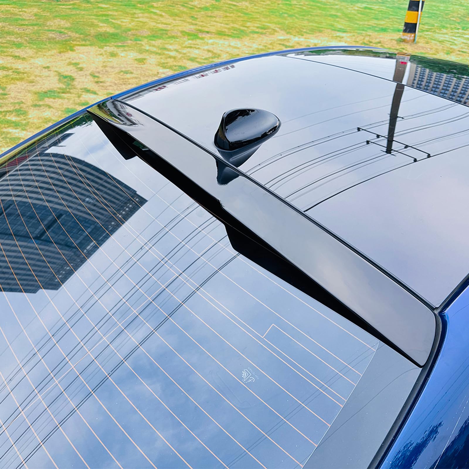 Spoiler labbro bagagliaio posteriore per Alfa Romeo Giulia 2015-2024 2016 nero