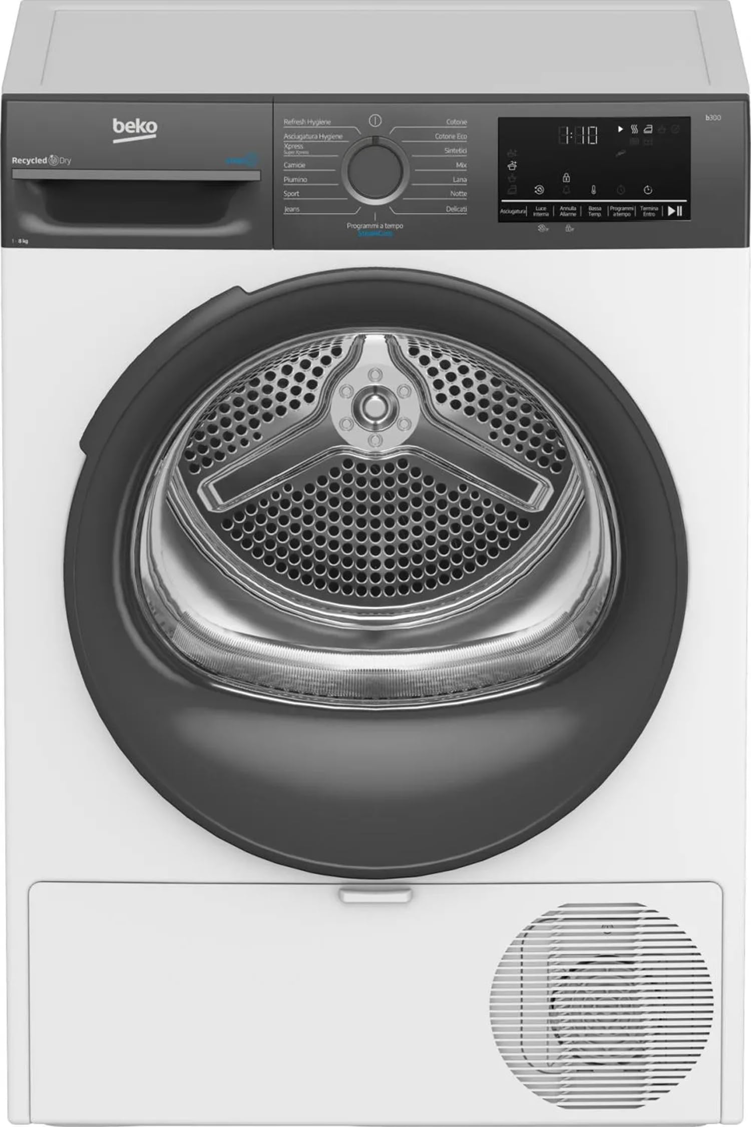 Beko BMEUT481SAIIT ASCIUG. C 8 KG INVER. DISP.DIG. VAPORE OBLO'