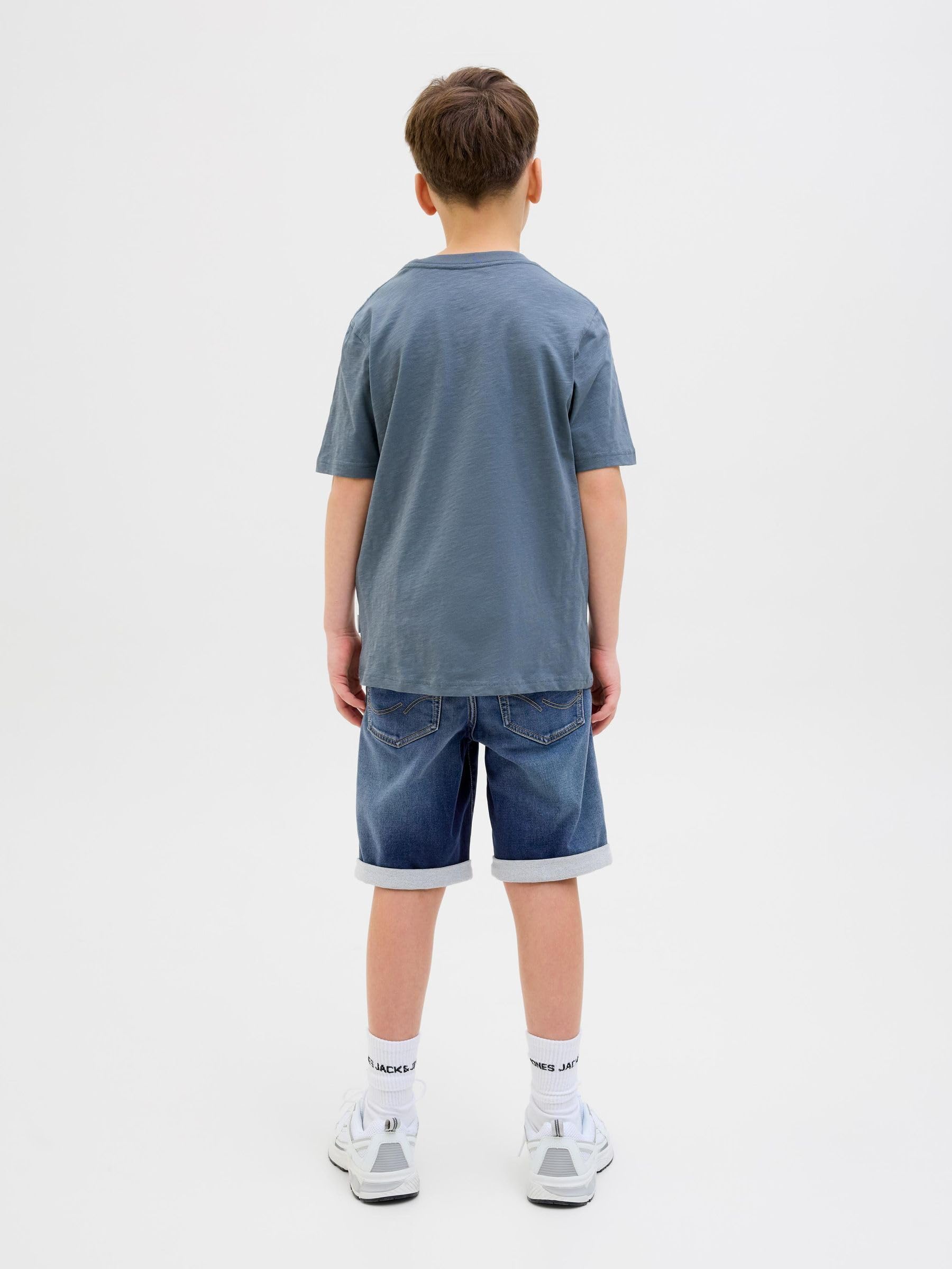 Jack & Jones Jjirick Jjicon I.k Shorts MF 132 Sn Jnr - Pantalones Cortos Vaqueros Niños