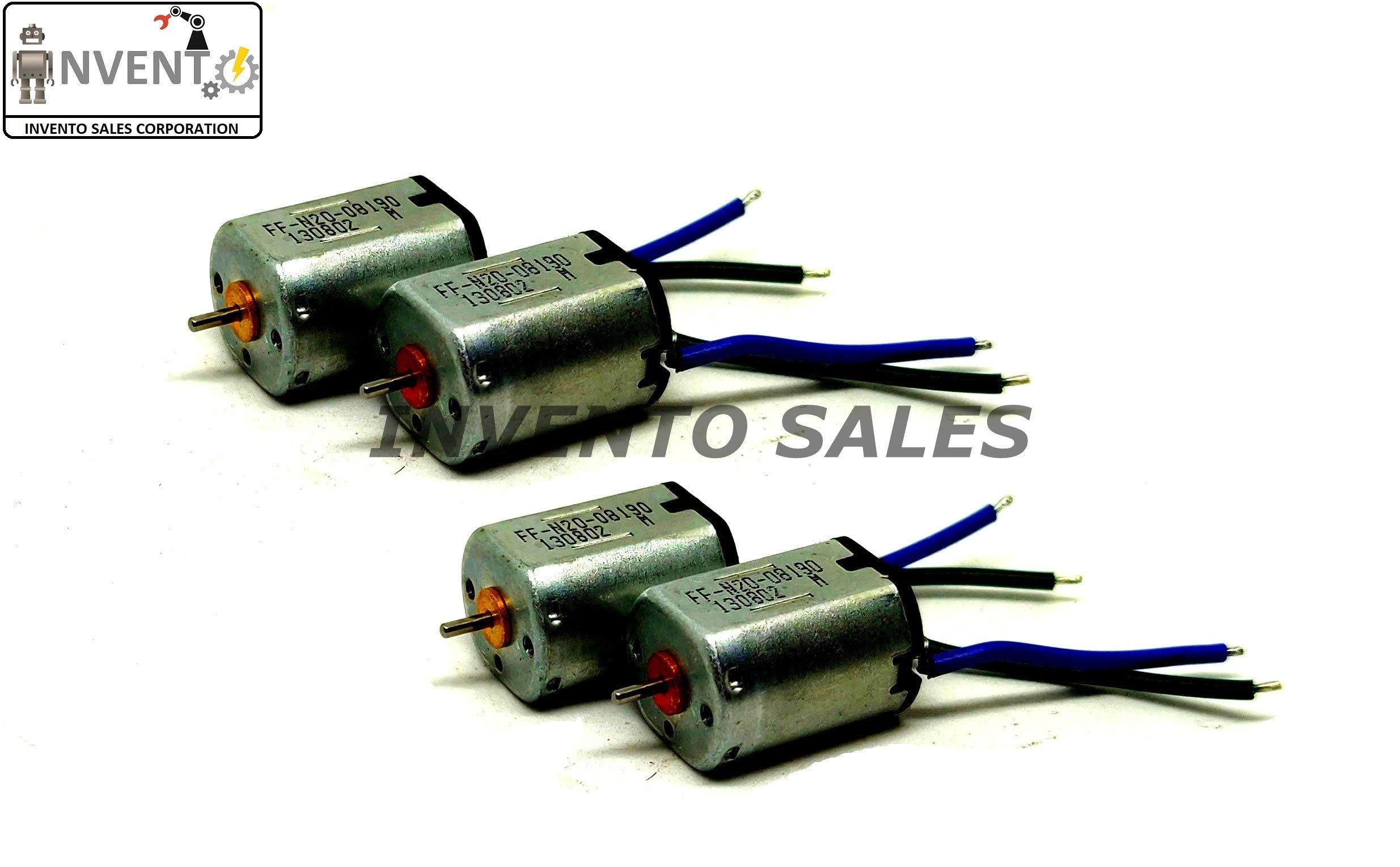 Invento 4pcs N20 3.7V Mini Drone DC Motor 10x12x15mm 6000 RPM For Helicopter Drones Toy Car Robot DIY (B07JD4G98J) Amazon Price History, Amazon Price Tracker