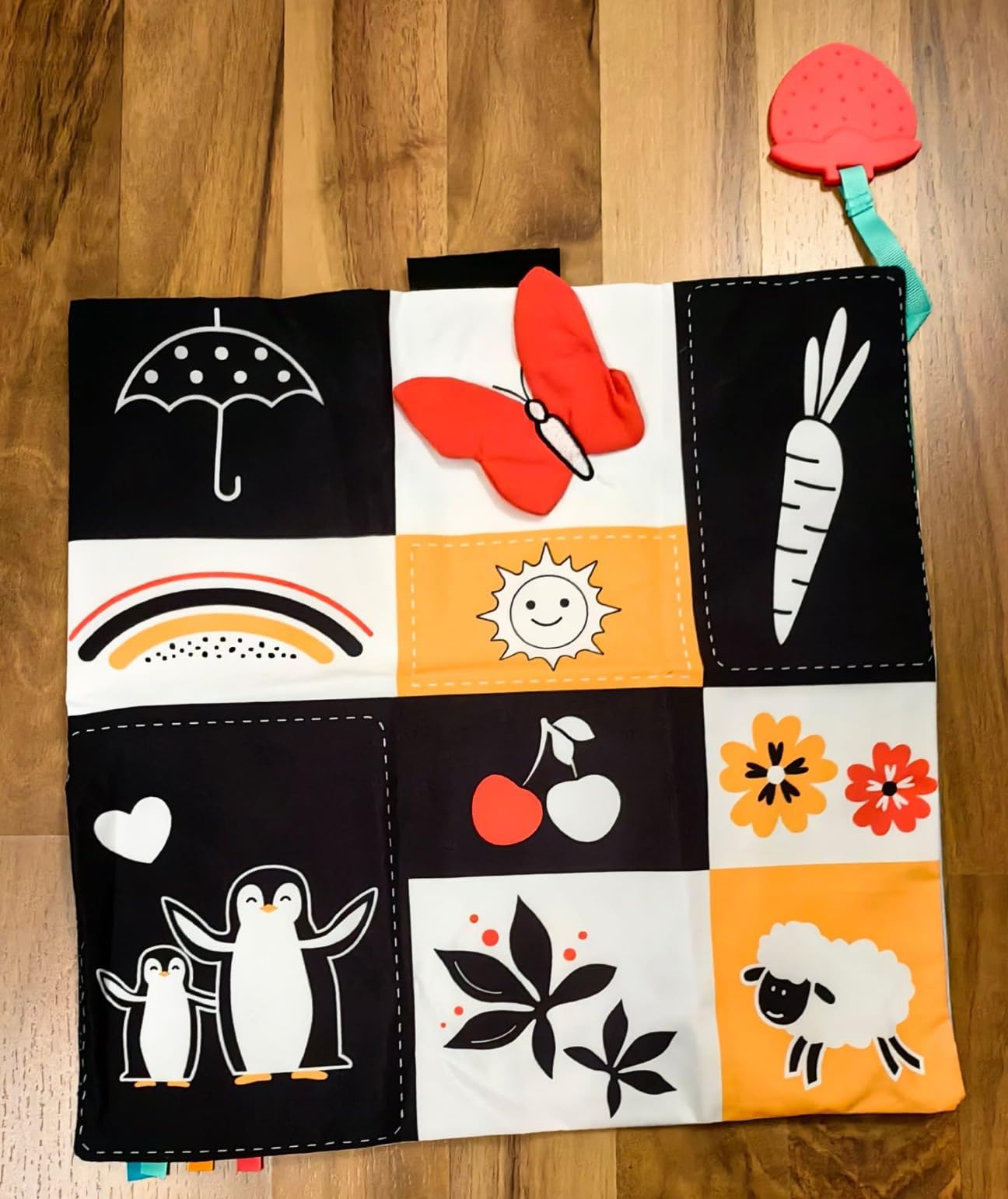 Baby Spiegel Spielzeug mit Knisterbuch