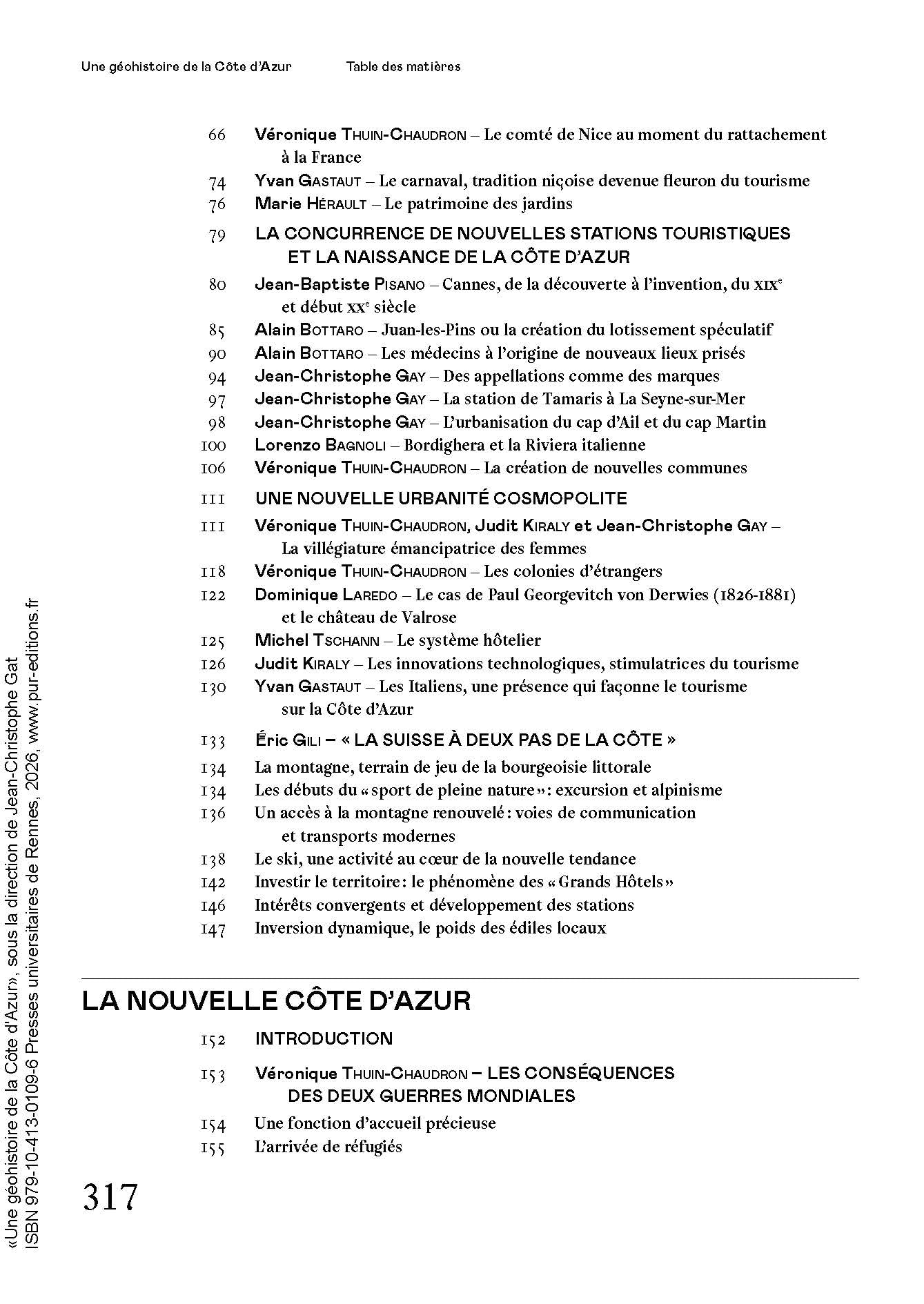 Géohistoire de la Côte d'Azur