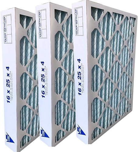 Atomic Filtro de horno MERV 11 de 16 x 25 x 4 compatible con TopTech TT-FM-1625 TTFM1625 para uso en Carrier TechPure TT-MAC-1625, tt-fm-1625qb -
