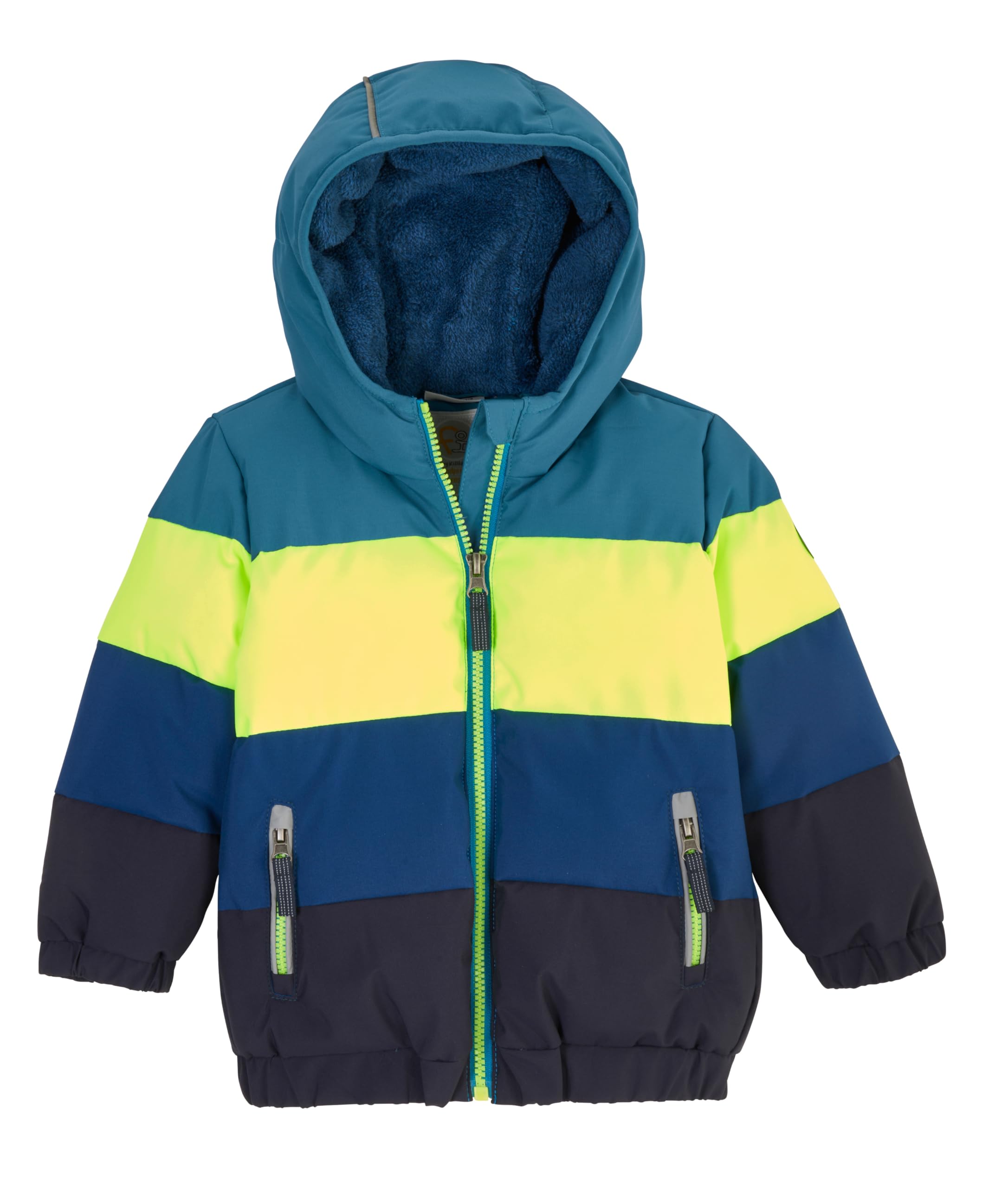 First Instinct By Killtec Giacca In Pile Con Cappuccio Per Bimbi 0-24 - Calda, Zip Con Mentoniera E Tasca