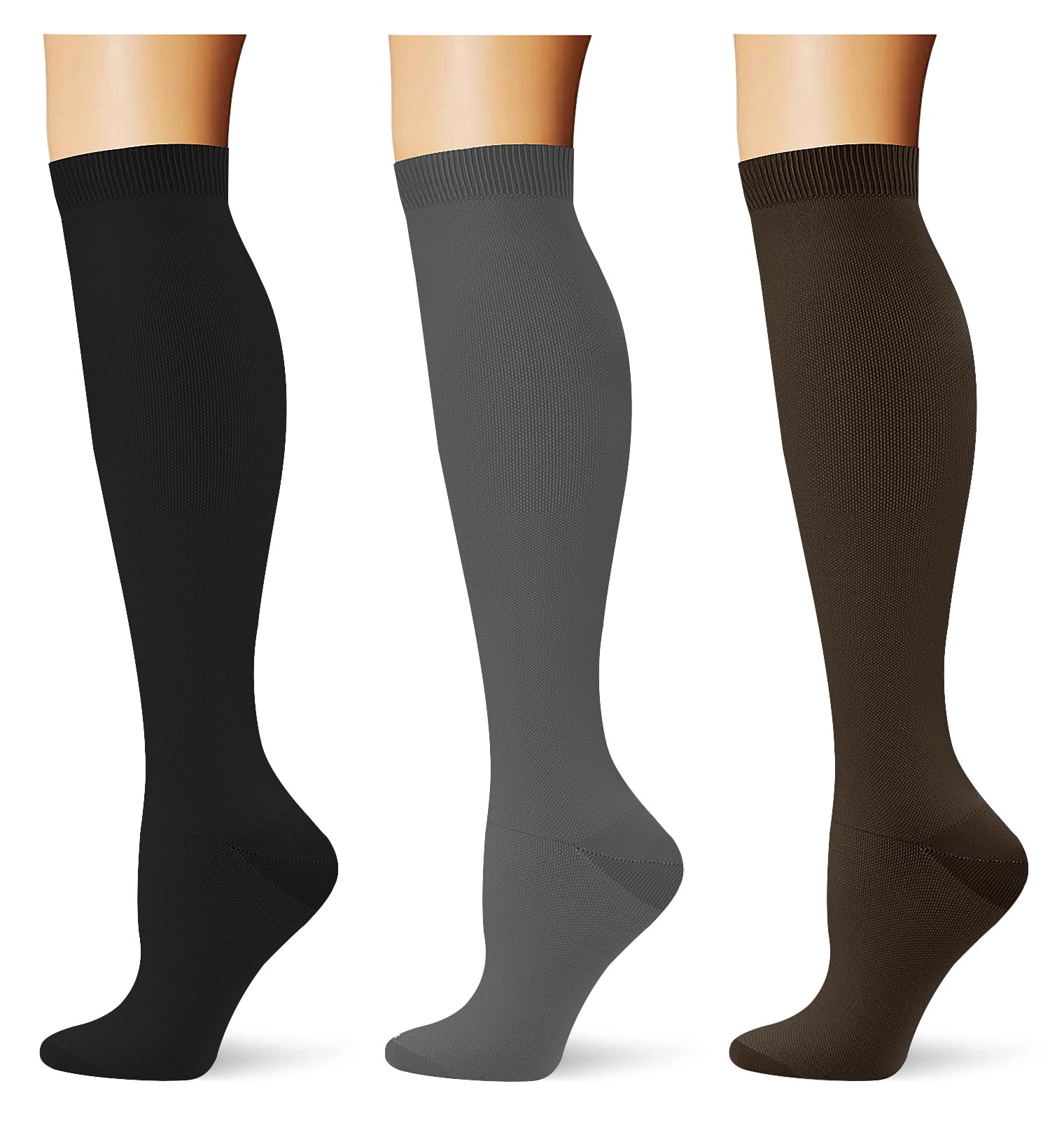 Saniripple (3 pairs) Compression Socks 20-30 mmHg Long Knee - Compression Socks | Mubboo