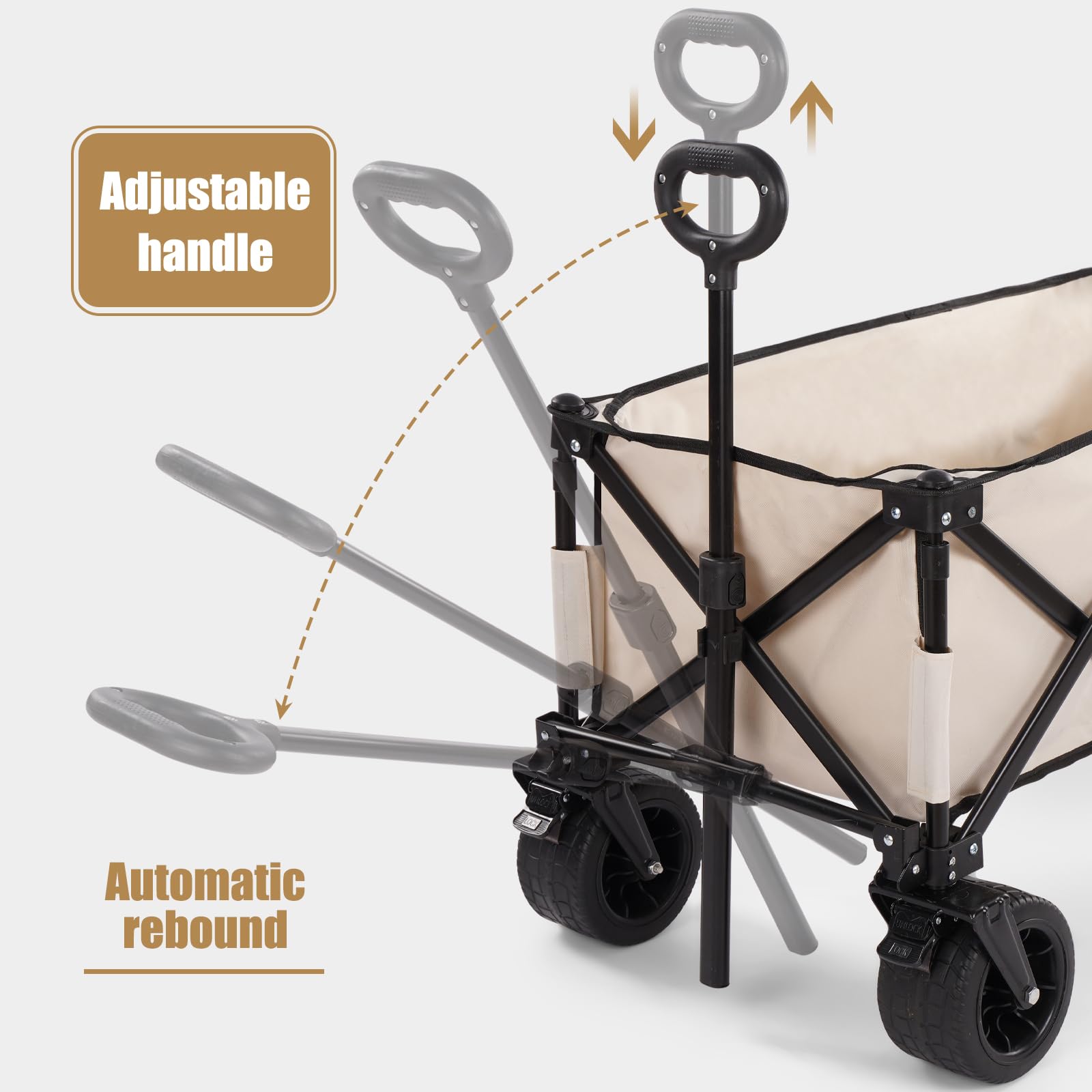 Amazon.co.jp: 折りたたみ式ワゴン ヘビーデューティー 折りたたみ式