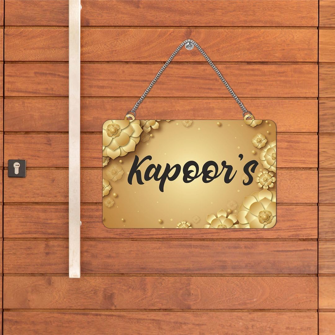 CVANU Customized Wooden Name Plate for Home Entrance Multicolour Size(10.5x18inch)_C1 — Amazon image 14